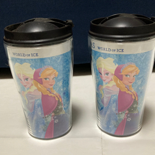 アナと雪の女王　タンブラー　2個セットの画像