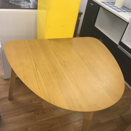 S124  テーブル 関家具　椅子 IKEA　ダイニング3点セット、幅90cm 美品