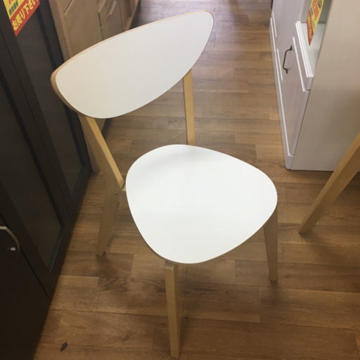 S124  テーブル 関家具　椅子 IKEA　ダイニング3点セット、幅90cm 美品