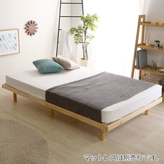 セミダブル すのこベッド & マットレスの画像