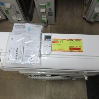 K02460　日立　中古エアコン　主に6畳用　冷2.2kw／暖2.kw K02460 日立 中古エアコン 主に6畳用 冷2.2kw／暖2.kw