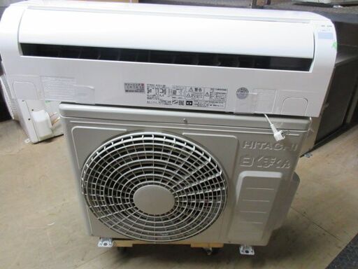 K02460　日立　中古エアコン　主に6畳用　冷2.2kw／暖2.kw