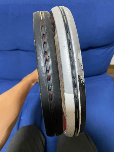 ソフトテニスラケット2本?iNX90SとLR7V?