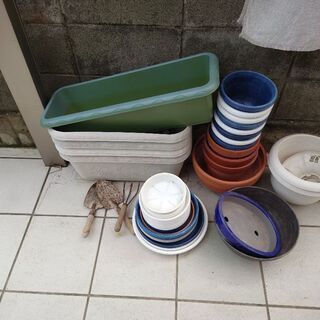 植木鉢、ブランダー他