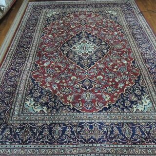 ペルシャじゅうたん 絨毯 2m×3mくらい 手織り 本物 イラン マシュハド産