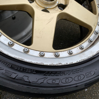 レア品！マツダスピード　RX-7 FD FC 17インチ　ホイール　3本の画像