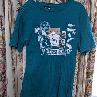 Ｌサイズ　にゃんこ柄Ｔシャツ