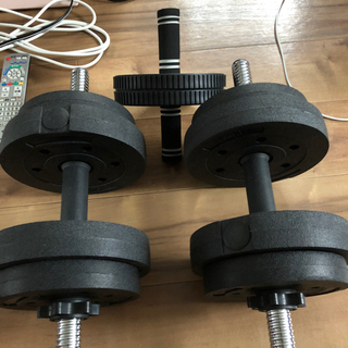 筋トレセット！値下げ相談可！　ダンベル7.5kg×2 腹筋ローラー
