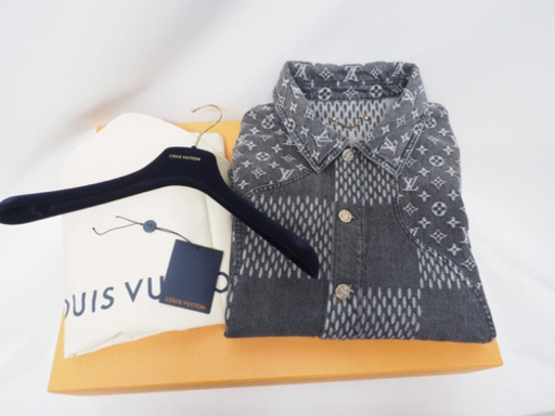 美品★LV★ルイヴィトン×NIGOコラボ★モノグラムデニムジャケット★サイズ48