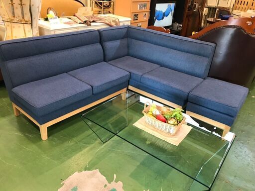 【愛品館八千代店】ニトリ　リビングダイニングソファセット【愛八DN】
