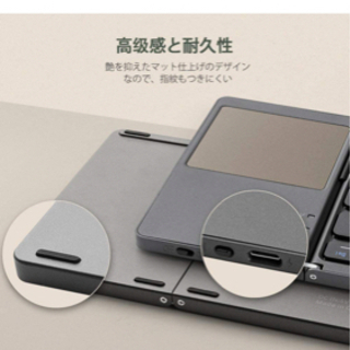 [さらに値下げしました]Bluetooth タッチパッド付き折りたたみキーボードの画像