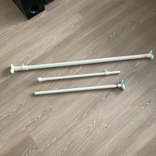 【押入れをクローゼット化】強力太タイプの突っ張り棒&支え棒セット の画像
