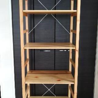 無印良品　パイン材ユニットシェルフ