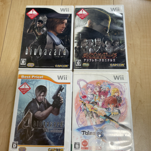 [バラ売可]Wii ソフト6本セット