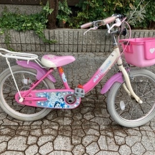 子供自転車18インチ＋ヘルメット＋補助輪付きの画像