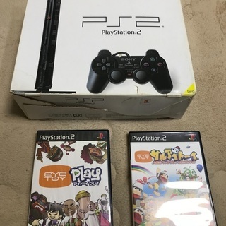 ＰＳ2（eyetoyカメラ、ソフト２本付）