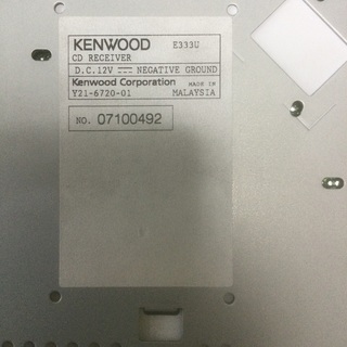 ケンウッド　カーステレオの画像