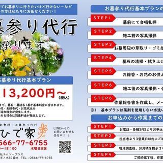 【お墓参り代行サービス】お客様のご要望に寄り添ったご提案をいたします