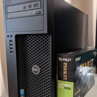 ゲーミングPC/メモリ16GB/SSD256GB搭載　/Geforce GTX1050/HDD500GB/ Windows 10 Pro搭載　
