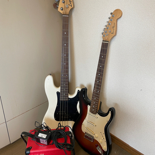 エレキギター、ベース　セット