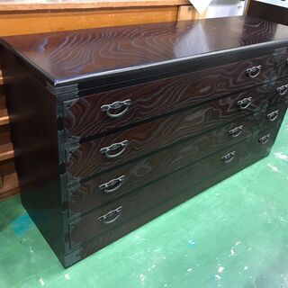 愛品館八千代店】時代箪笥 ワイド4段チェスト【愛八TS】