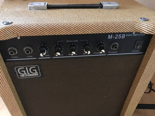 ジャンク品　ベース・アンプ・スタンド・シールド　セット