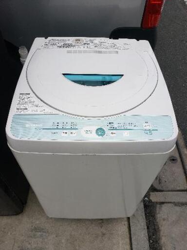 SHARP シャープ 4.5kg 全自動洗濯機 ES-GL45 ホワイト 2009年製 直接引取大歓迎！
