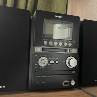 SONYコンポ(CD、MDなど思い出の曲を楽しみたい方へ✨)