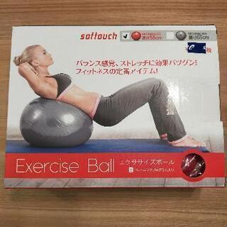 値下げ！【新品　未使用】バランスボール　エクササイズボール　フィ...