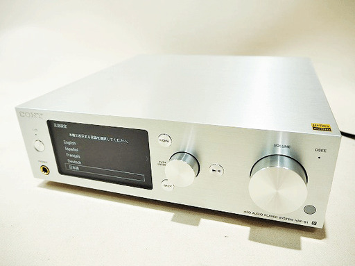 【苫小牧バナナ】修理済み ソニー/SONY HAP-S1 HDDオーディオ プレーヤー システム 500GB ハイレゾ音源 13年製 リモコン欠品♪