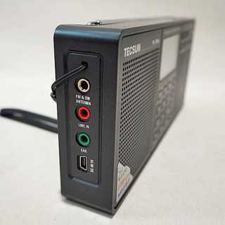 【苫小牧バナナ】TECSUN PL-398MP BCLラジオ ブラック 短波/AM/FMステレオラジオ MP3再生(SDカード) 日本語説明書付き♪の画像