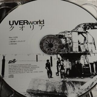 ★Kuoria クオリア(初回生産限定盤)(DVD付)  UVERworld の画像