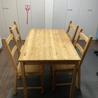 IKEA  IVAR イーヴァル テーブル＆チェア4脚の画像