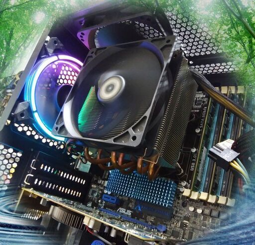 (完売御礼)i7ハイスペック☆超高速SSD搭載☆満足のレインボーPC☆GAME PC