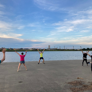 ZUMBA®︎ @多摩川河川敷の画像