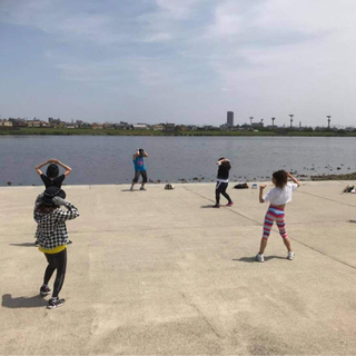 ZUMBA®︎ @多摩川河川敷の画像