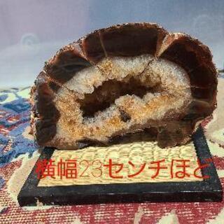 鑑賞石　珪化木、シトリン、スモーキークォーツ