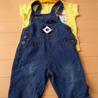 ミニオン　コスプレセット　ハンドメイド　110くらい