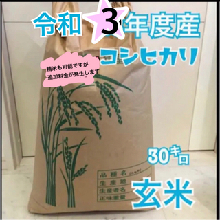 9月収穫の新米30キロ(玄米) 