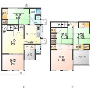 ★【大家直・敷礼・仲介０円・5万円プレゼント】一軒家・広々5LDK・シェア可能 - 各務原市