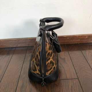 ヒョウ柄ハンドバッグの画像