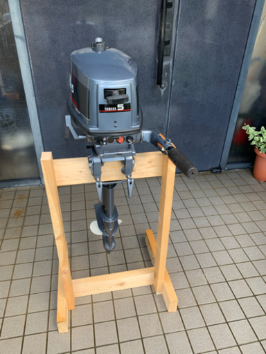 ヤマハ船外機　5馬力（一応ジャンク扱い）＊近くまで引き取り希望
