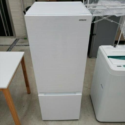 ☆美品☆日立 HITACHI 2ドア 冷凍冷蔵庫 154L RL-154JA 2019年 保証書付き 直接引取大歓迎！