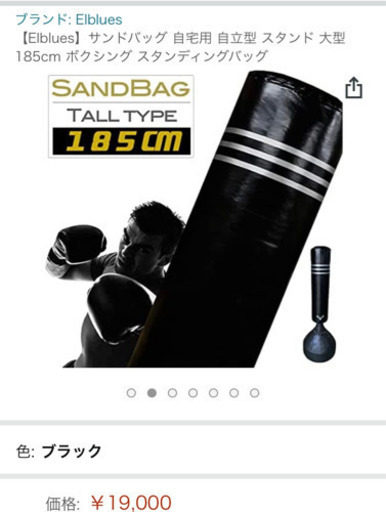 自宅用サンドバッグ！