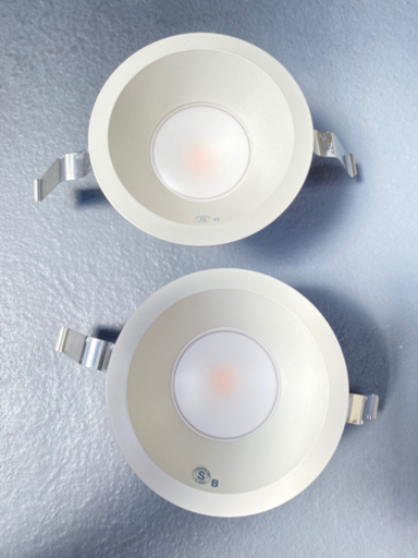 DAIKO 大光電機 ダウンライト(軒下兼用) DDL-5102YW。2セット中古品
