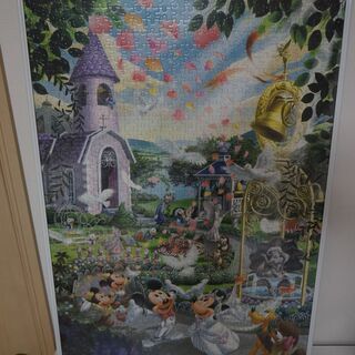 ジグソーパズル　ディズニー　完成品
