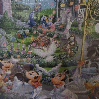 ジグソーパズル　ディズニー　完成品の画像
