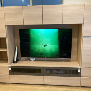 壁面収納つき　テレビ台　