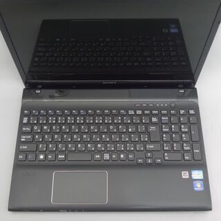 即使用可能 ノートパソコン Windows10 中古良品 15.5型 SONY VAIO SVE1511AJA Core i3 4GB 640GB DVDマルチ 無線 Bluetooth Office有の画像