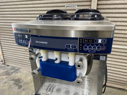 NISSEI 日世 ソフトクリームサーバー NA-6448WE ダブルシリンダー 自動殺菌 フリーザー